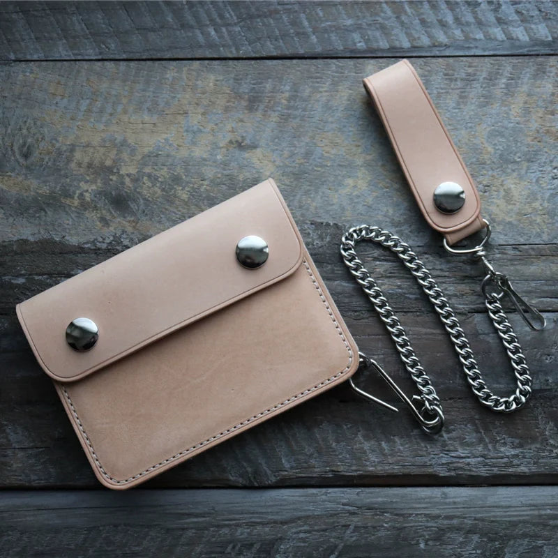 Why do bikers wear chains on their wallets?