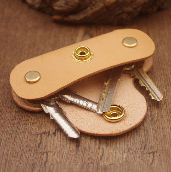 Handmade Mens Leather Keyholders Cool KeyChains Key Holders KeyRing for Men