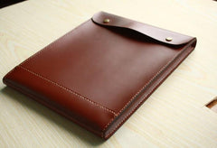 Handmade Mens Leather iPad Case Leather File Case Holder