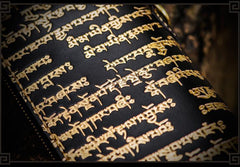Handmade Leather Tibetan Mens Tooled Biker Chain Wallet Cool Leather Wallet Long Chain Wallets for Men