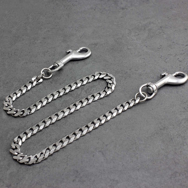 Cool Silver Mens Long Biker Wallet Chain Pants Chain STAINLESS STEEL Jeans Chain Jean Chain For Men
