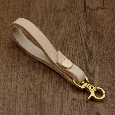 Handmade Leather Keychain KeyChains Key Holder Leather Moto Key Chains Key Ring for Men