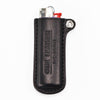 Handmade Black Leather Bic J3 Lighter Cases Leather Bic Lighter Holder with strap Leather Lighter Covers For Men