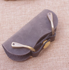 Handmade Leather Key Holder Leather Keychain Moto Key Chain Key Ring for Men