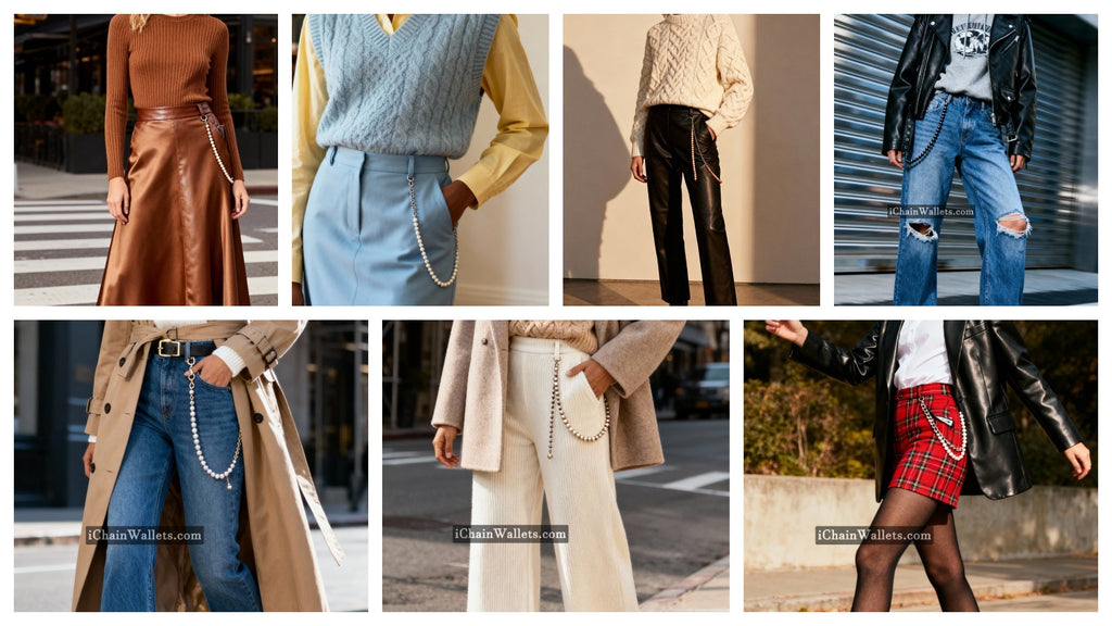 Women’s Wallet Chain Outfit Ideas That Instantly Elevate Your Look