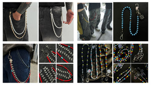 12 Beaded Wallet Chain Styles - Pearl, Stone & Crystal Picks