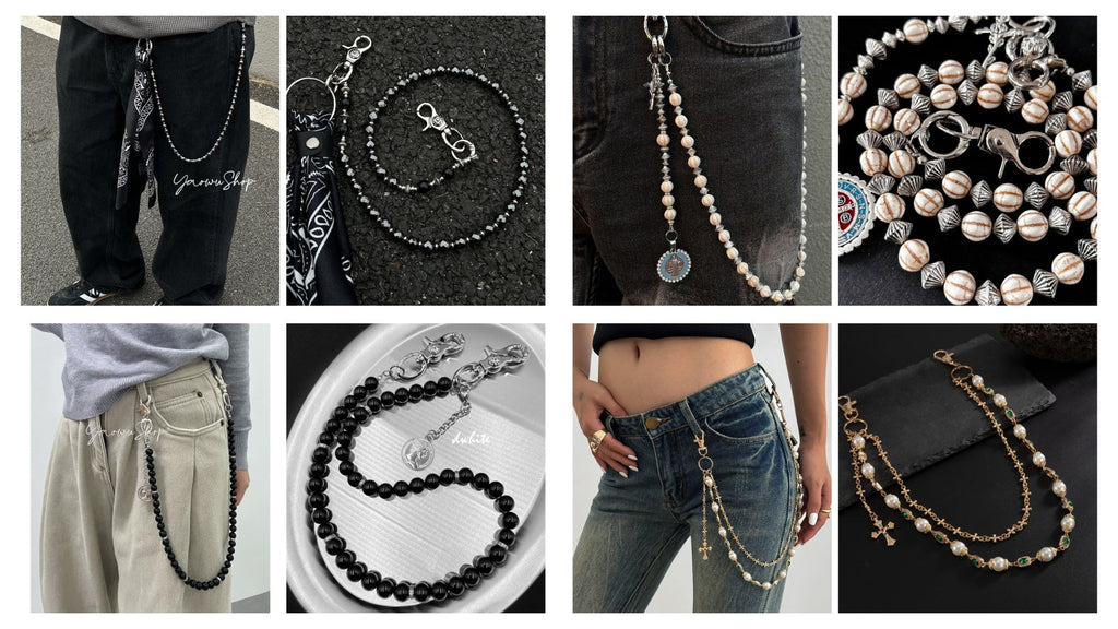 32 Beaded Wallet Chain Must-Haves - Pearl, Turquoise & Skull Designs - Cover