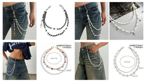 14 Beaded Wallet Chain Designs - Volcanic, Agate & Cross Styles