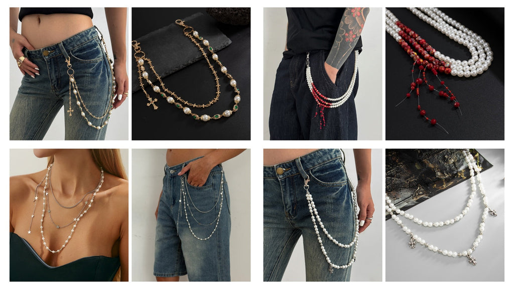 22 Beaded Wallet Chain Looks - Cuban, Vintage & Rainbow Styles - Cover