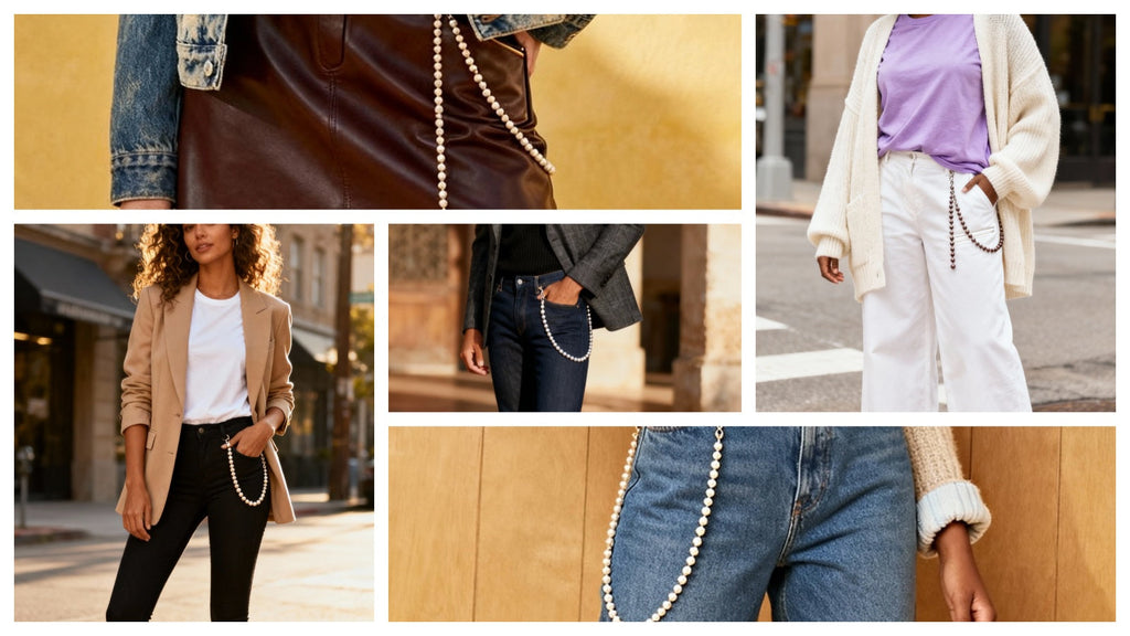 How to Style a Pearl Wallet Chain Without Looking Overdressed