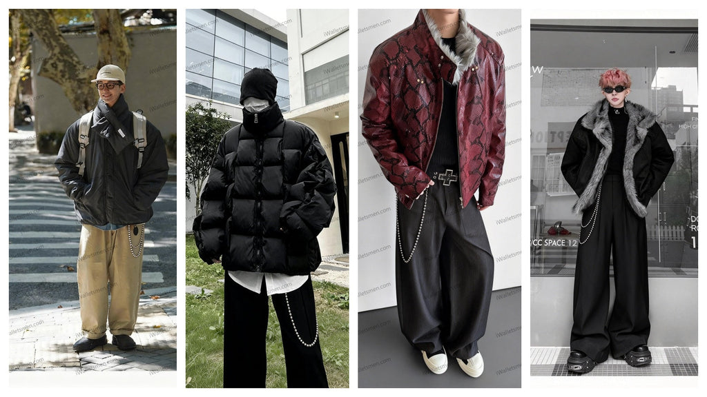 The Feminine Twist: Pairing a Pearl Wallet Chain with Oversized Streetwear