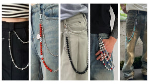 38 Ball Wallet Chain Designs - Pearl, Stone & Metal Combinations for Any Style