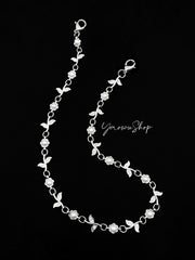 Leaf Womens Wallet Chain 