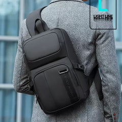 Waterproof Business Sling Bag For Big Men