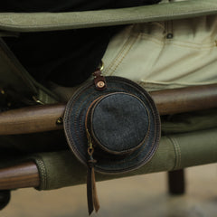 Denim Cowboy Hat Belt Pouch Denim Waist Bag for Men Jean Belt Pouch - Feltify
