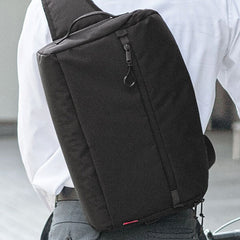 laptop sling bag men's laptop backpack Bussiness Black 14‘’ Laptop Large Sling Bag For Big Men 