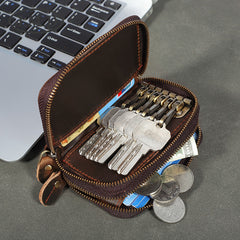 leather key wallet Leather Wallet With Key Holder Cool Key Wallets Car Key Fob Wallet Leather Wallet and Key Holder