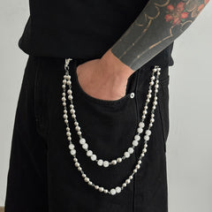 Ball Wallet Chain Beaded Wallet Chain - iChainWallets