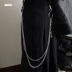 Beaded Wallet Chain for Men 