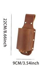 Leather Drink Bottle Belt Holder Leather Belt Water Bottle Holder - iwalletsmen