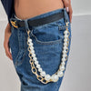 Large Pearl Wallet Chains Womens 