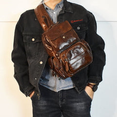 Sling Bag for Big Man - Open View