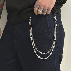 Pearl Womens Double Wallet Chain - iChainWallets