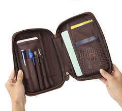 Leather Mini Briefcase ipad Mini Briefcase for Men Mini Briefcase Bag Leather - iwalletsmen