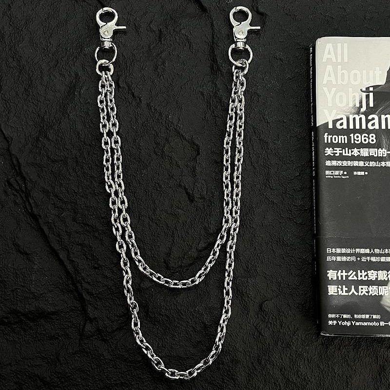  Double Link Wallet Chain for Men Long Wallet Chain - iChainWallets