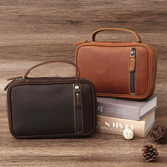 Leather Mini Briefcase ipad Mini Briefcase for Men Mini Briefcase Bag Leather - iwalletsmen