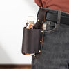 Leather Water Bottle Belt Holder Pouch 