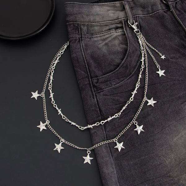 Double Wallet Chain Star Wallet Chain for Women - iChainWallets