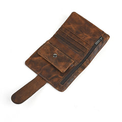 Buckle Mens Wallets with Coin Pocket - iwalletsmen
