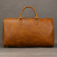 Large Leather Weekender Bag for Men Vintage Leather Weekend Bag for Men - iwalletsmen