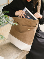 Mens Khaki Canvas Large Stachel Messenger Bag Canvas Side Bag Canvas Shoulder Bag for Women