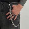 Skull Biker Wallet Chain - iChainWallets