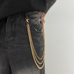 3 Chains Biker Wallet Chain Women Pants Chain - iChainWallets