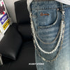 Pearl Wallet Chain Triple Wallet Chain Ball Wallet Chain Bead Wallet Chain - iChainWallets
