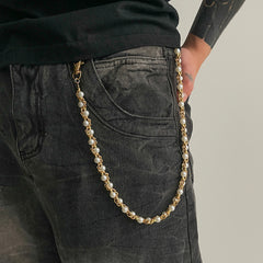 Ball Wallet Chain Mens Beaded Wallet Chain - iChainWallets