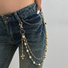 Pearl Wallet Chain Gold Wallet Chain for Women 