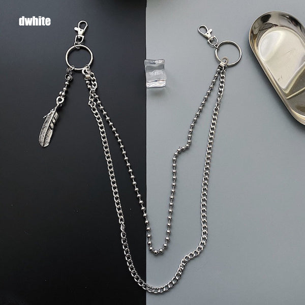 Beaded Wallet Chain for Men 