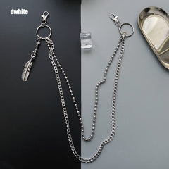 Beaded Wallet Chain for Men 