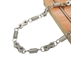 Silver Mens Bike Chain Wallet Chain Spring Wallet Chain Cool Pants Chain For Men