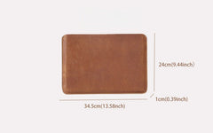 Brown Leather Laptop Case 13 inches Mens 13 Leather Case for Laptop - iwalletsmen
