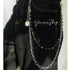 Beaded Wallet Chain 