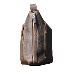 Brown Leather Toiletry Bag Full Grain Leather Toiletry Bag Vintage Mens Toiletry Bag - iwalletsmen