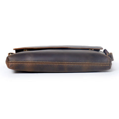 Crossbody Clutch Bag Mens Leather Crossbody Bag Clutch Vintage Shoulder Clutch Bag - iwalletsmen