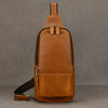 Mens Leather Chest Bag Chest Sling Bag for Men - iwalletsmen