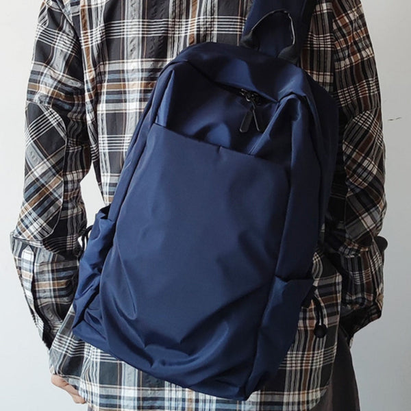 Nylon Navy Large Sling Bag For Men Sling Bag For Big Men - Front View