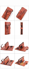 Buckle Mens Wallets That Holds A Lot of Cards Leather Wallet with Buckle for Men - iwalletsmen
